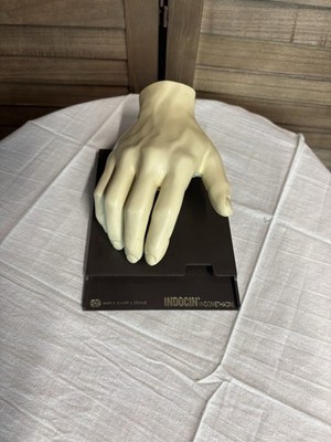 1967 MEDICAL HAND MODEL Anatomical Merck Sharp Dohme Indocin Advertising