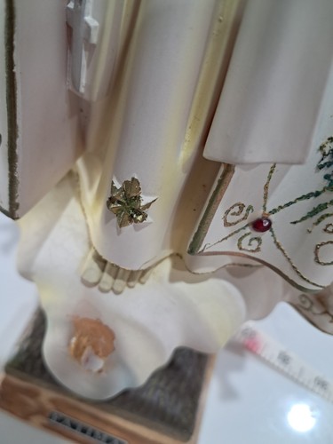 Inspirierende Vintage ~ Unsere Liebe Frau von Fatima Statue ~ detailliert ~ EUC! - Bild 12 von 15