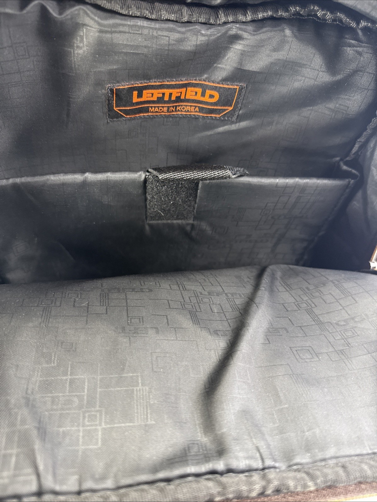 Left Field Backpack Leather Brown . Missing One S… - image 9