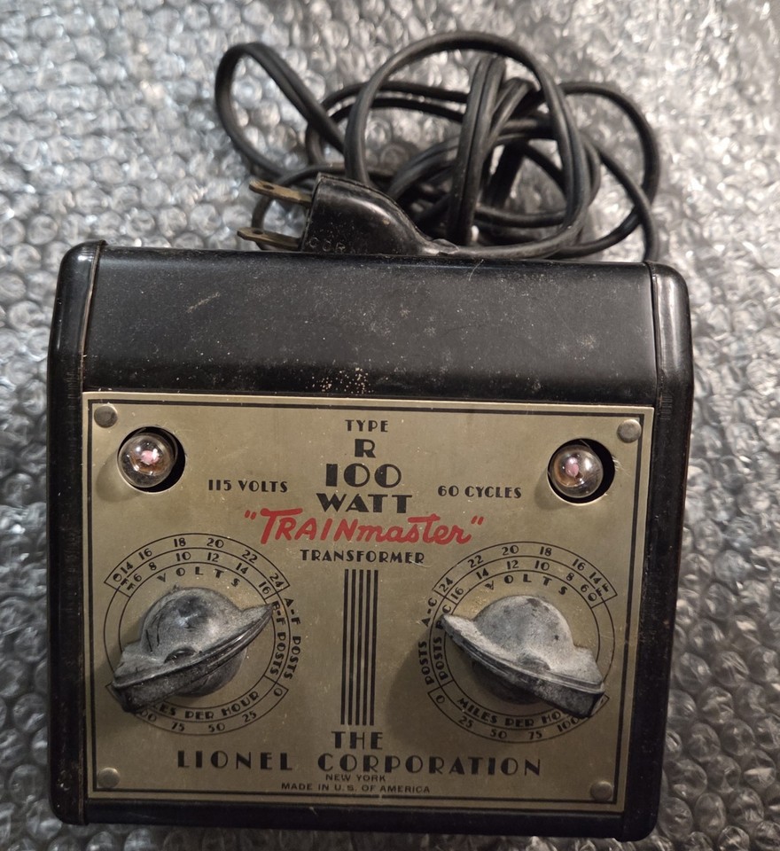 Lionel Type R Trainmaster Transformer 100 watt: USED WORKING @@ | eBay
