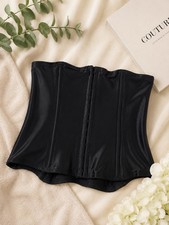 Miraclesuit Style 2683 Black Waist Cincher Shapewear Corset Size M Medium