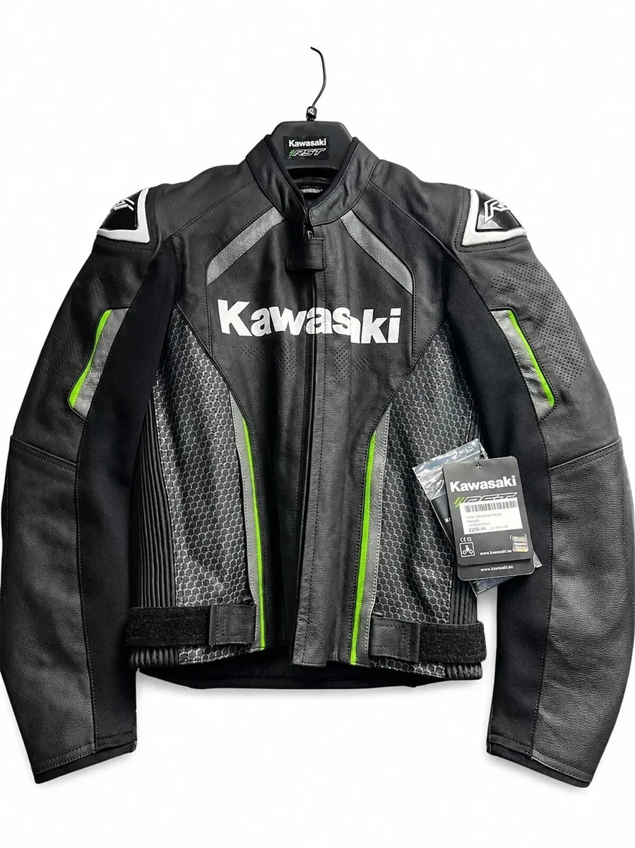 Men's Leather Kawasaki Motorcycle Jackets for sale | eBay
