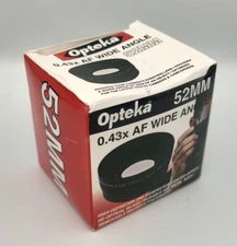 OPTEKA High Definition 52mm Camera Lens  0.43x AF Wide Angle OPTSC524PFWA