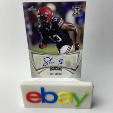 2021 Leaf Draft Football Shi Smith Auto BA-SS2
