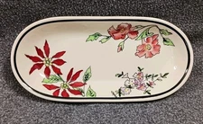 Syracuse China OPCO Flora Of The South Oval Pickle/Relish Tray Hand Painted