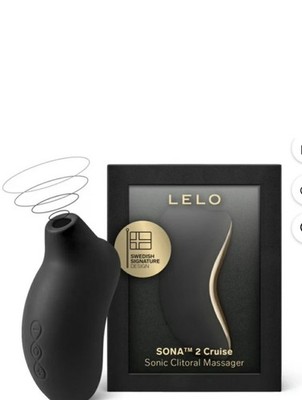LELO SONA Sonic Massager Sex Toy For Women, Vibrator Waterproof Clit Sucker