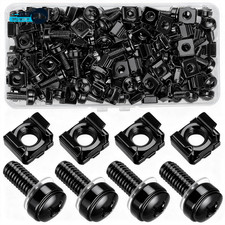 110 Pcs 55 Set Rack Mount Screws and Cage Nuts for Rack Mount Server