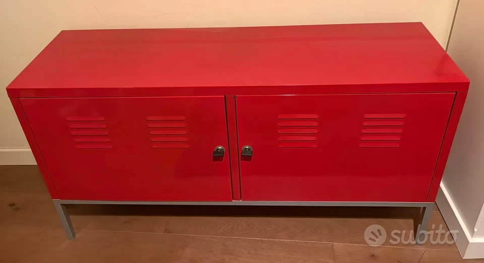 Mobile in acciaio rosso originale Ikea - Immagine 2 di 3