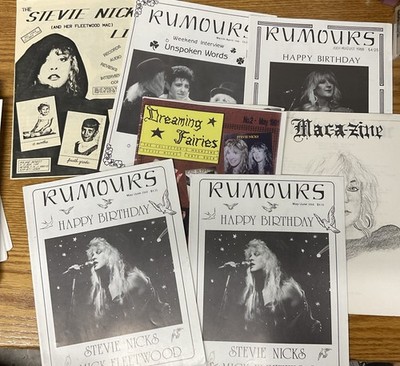 Rumours Magazine Stevie Nicks FLEETWOOD Mac Fanzine Lot Rare