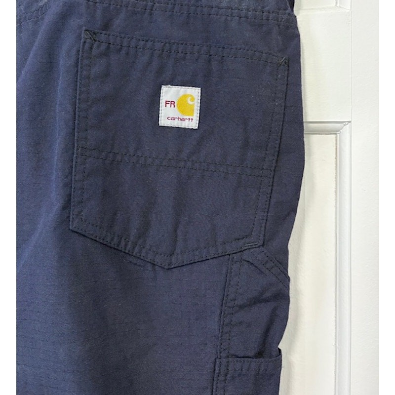 Carhartt FR Relaxed Fit Ripstop Pants Men 46x34 Navy CAT 2 Flame Resistant Cargo thumbnail 5