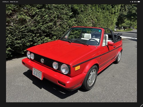 1992 Volkswagen Cabriolet CARAT