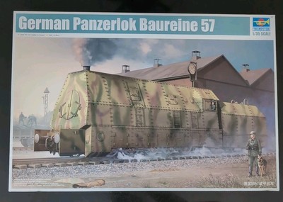 1/35 German Panzerlok Baureine 57 Armored Steam Locomotive Trumpeter 00219 BR57