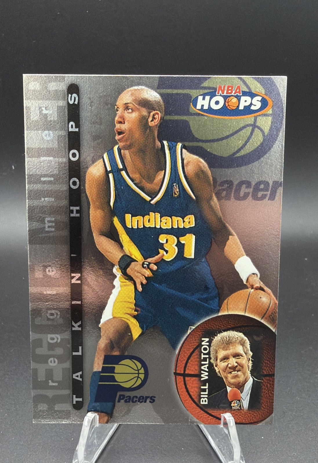 1997-98 NBA Hoops - Talkin' Hoops Reggie Miller #12