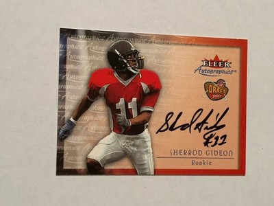 SHERROD GIDEON FLEER AUTOGRAPHICS AUTOGRAPH AUTO RC SOUTHERN MISS GOLDEN EAGLES