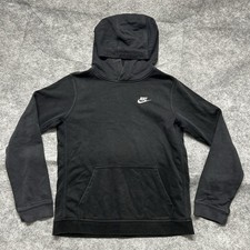 Nike Sweatshirt Youth Medium Black Futura Club Fleece Hoodie Sweater Boys XL