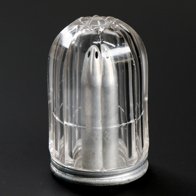 Vintage J W Meaker, Detroit Sanitary Soda Fountain Restaurant Bullet Salt Shaker