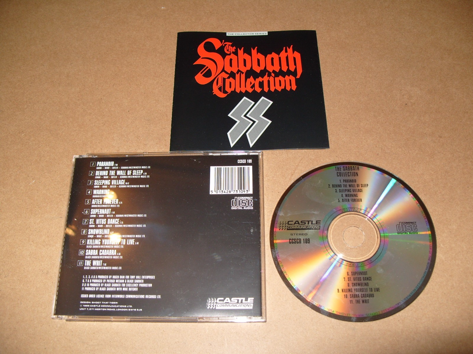 Sabbath Collection by Black Sabbath 1985 CD + INLAYS EXCELLENT / NEAR  MINT.(R3)