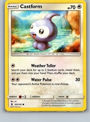 Castform 105/145 Guardians Rising Common