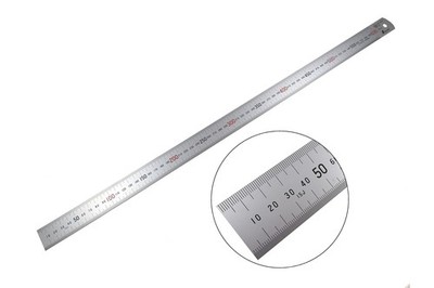 Shinwa H101-E 600 mm Rigid ''Zero Glare'' Metric Machinist Ruler/Rule Scale .5 ...
