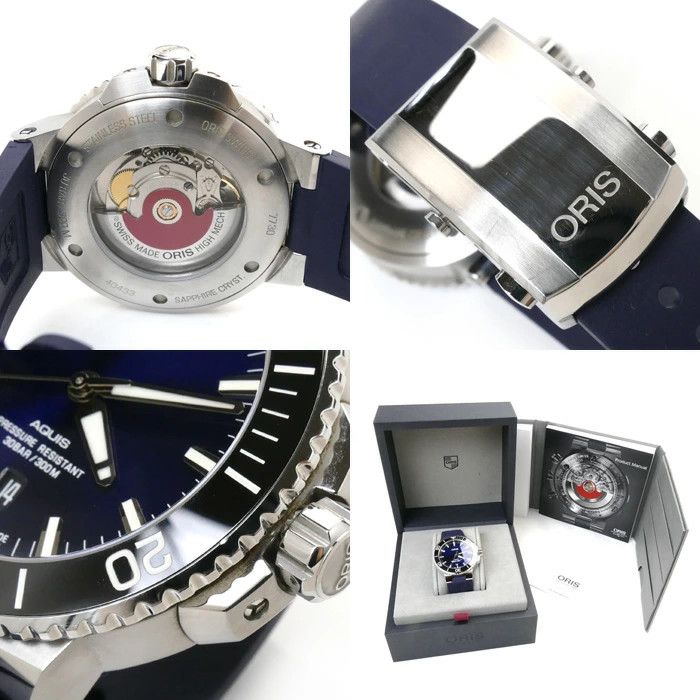 ORIS Aquis Date Watch Automatic Winding 01.733.77… - image 7