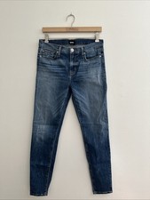 Hudson Nico Super Skinny Jeans Womens Size 28 Blue Mid Rise Ankle Stretch Denim