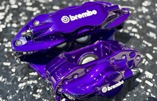 Brembo Calipers Set Of 4 Evo X Powdercoated In Illusion Purple Fresh Rebuild