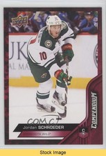 2016-17 Upper Deck Compendium Red Jordan Schroeder #714 READ 0c3