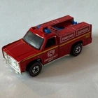 Hot Wheels Redline 1974 Fire Rescue Emergency Unit Original Fire Truck TK