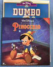 Walt Disney Masterpiece DUMBO & PINOCCHIO Las...