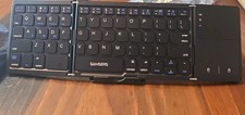 Samsers Foldable Bluetooth Keyboard - Portable Wireless Keyboard with Stand Hold
