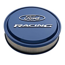 Ford Racing Air Cleaner 13 Round Blue With Raised Ford Racing Logo And Slant Ed Ford Racing Air Cleaner 13 Round Blue With Raised Ford Racing Logo And Slant Ed