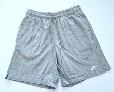 Men's Small S Gray Nike Knit Athletic Lounge Sweat Shorts