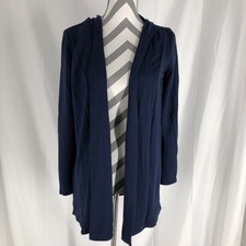 New TRESICS Lux Long Sleeve Soft Navy Cardigan Sweater Small NWT