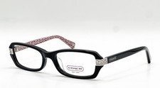 Coach HC 6005A 5034 Black Rectangle Authentic Eyeglass Frames 53-17-135