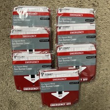 Placa de pared de quemador de gas de emergencia rojo (1 palanca) de 2 velocidades (7PK)