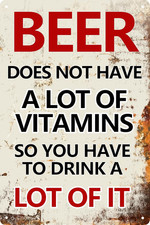 Retro Alcohol Tin Sign Funny Sayings Bar Decor Party Cellar Pubs Bar Decoration