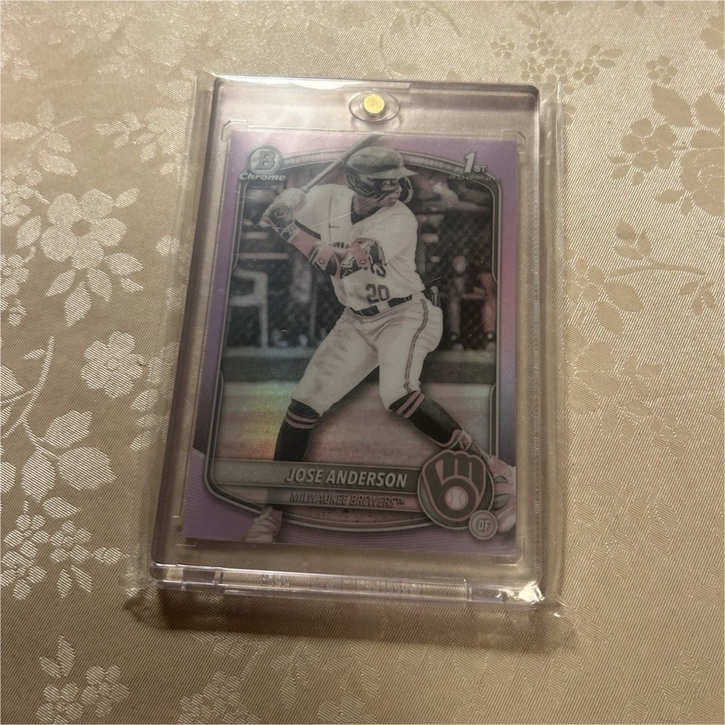 2025 Bowman Chrome Jose Anderson Prospects Pearl Refractor #BCP-193 Brewers