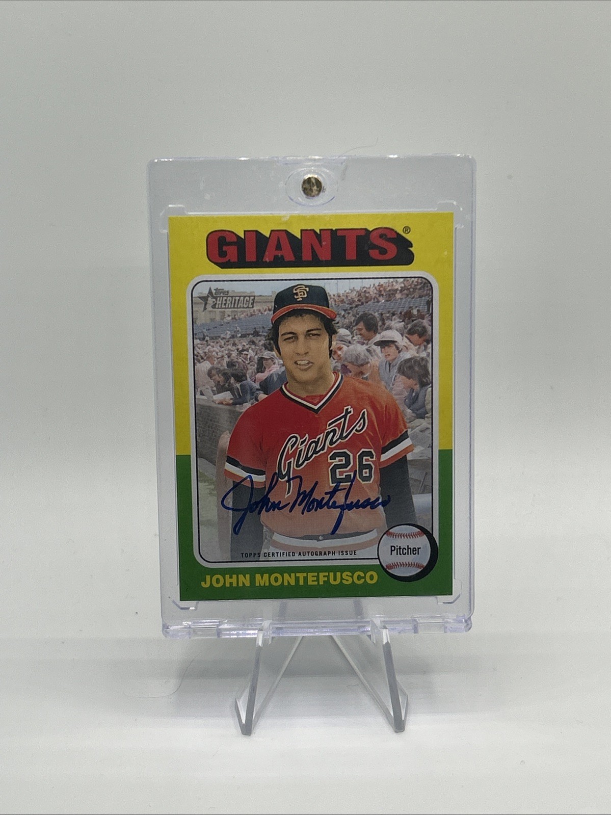 2024 Topps Heritage - Real One Autographs John Montefusco #ROA-JMO (AU)