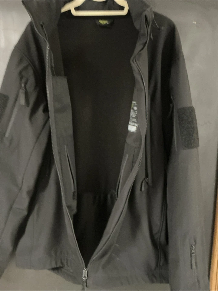 Condor Jacket Mens XL Black Summit Soft Shell Hooded Tactical Windproof 602 - Image 4 of 4