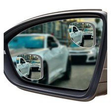 2PCS-shaped Car Blind Spot Mirrors, HD Glass Wide Angle Side Mirrors for Fan