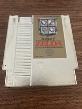 Nintendo NES The Legend Of Zelda Video Game Gold Tested Working