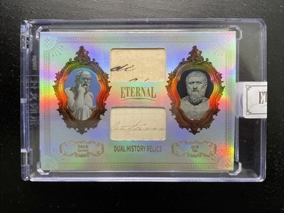 2024 Eternal Cuts Celebrities Dual History Relic - Socrates & Plato /50 Sealed
