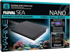 SEA Marine Nano LED Aquarium Lighting with Bluetooth, 20 Watts,Glass