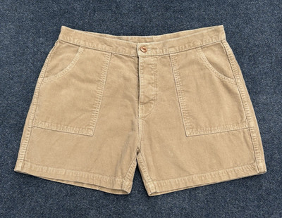 Birdwell Beach Britches Men s Corduroy Shorts Size 34 in Tan Khaki Acorn