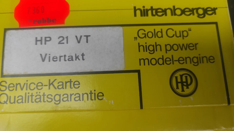 Rarität Hirtenberger HP 21 VT Viertakt Neu - Bild 3 von 4