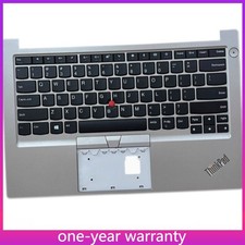 New For Lenovo Thinkpad E14 Gen 2 Gen3 Gen4 Palmrest Keyboard No/Backlit Silver