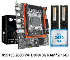 X99 Kit Xeon E5-2680 V4 16GB DDR4 2133 ECC RAM M.2 NVMe PC