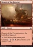 MTG Desert of the Fervent - Foil, Hour of Devastation, Moderately Played, Englis