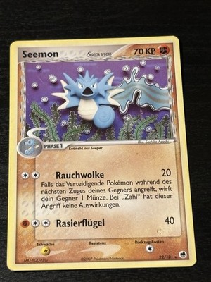 Seemon #22/101 | EX Dragon Frontiers | Deutsch | Pokémon Karte | Non Holo