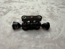 Articulating Arm with Double Ball Head with Joint Knob Metal Portable Camera Bra